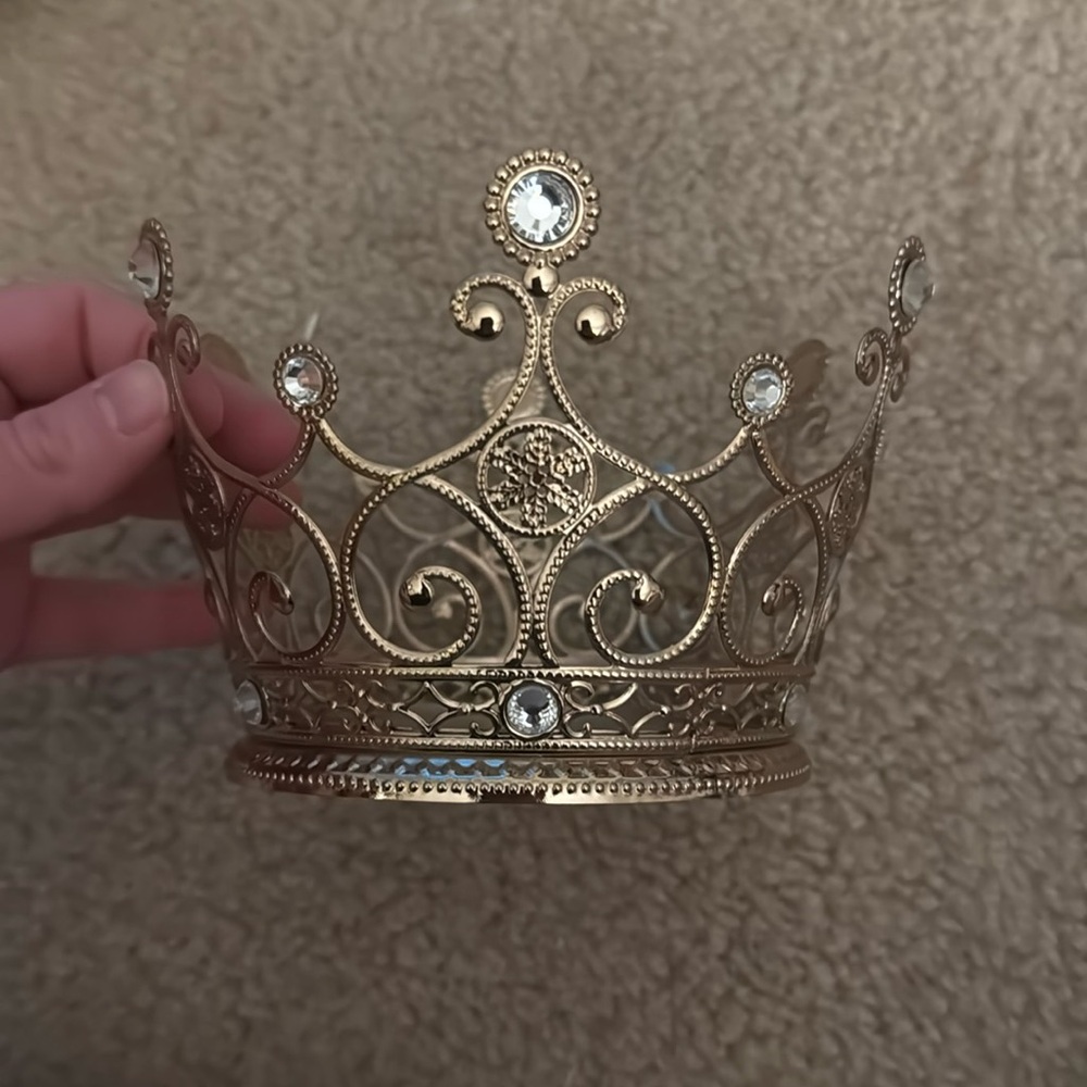 Bath and body works 3 wick candle holder tiara